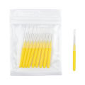 10Pcs Cleaner Interdental Brush Dental Floss Brushes Braces Light Tooth Picks Flossers Picks Eyelash Brush Beauty Tool Brush. 