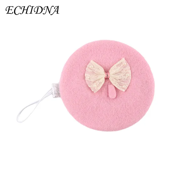 Pet Winter Hat Adorable Wool Cat Beret with Bow Perfect Pet Dressing Up Accessory for Daily Wear Photography Prop Adjustable Comfo ble Ideal for Pet Winter Fashion Accessory