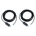 2X USB to Rj11 Rj12 6P4C Adapter Serial Control Cable EQMOD for Az-Gti Mount Pc Connect for Hand Control Cable,1.8M. 