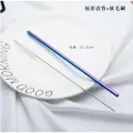 Reusable 304 Stainless Steel Straws Straight Bent Metal Drinking Straw with Cleaning Brush Set Party Bar Accessories. 