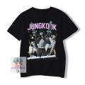 BTS BT21 Logo Tshirt KPOP Logo Branded JUNGKOOK JK T shirt Crew Round Neck Tshirts T-shirt. 