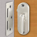 1Pc 90 Degree Hinge Lock Sliding Door Hook Lock Stainless Steel Lock Aluminum Wood Door and Window Lock Barn Lock Household Tools. 
