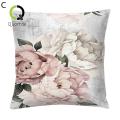 Quorrae Cushion Case with Floral Pattern Aesthetic Soft Texture Polyester Pillow Case, Machine Washable for Home Decor. 