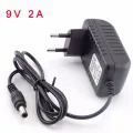 100V 240V AC to DC adaptor 9V 1A 2A 2000MA 1000ma 5.5mmx2.5mm connector Supply Charger Power Adapter EU US for TV Box router. 