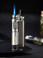 Butane Lighter Gas Lighter Jet Butane Metal Turbo Windproof Lighter Portable Lighter. 