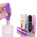 5ml Refillable Mini Perfume Spray Bottle Aluminum Spray Atomizer Portable Travel Cosmetic Container Perfume Bottle. 