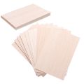 15 Pack Unfinished Wood Sheets,Balsa Wood Thin Wood Board for House Aircraft Ship Boat Arts and Crafts,DIY Ornaments. 