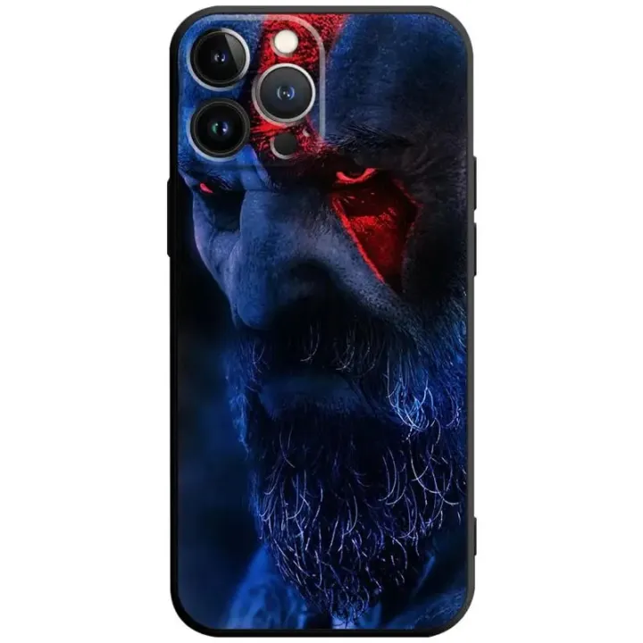 Kratos%20God%20Of%20War%20Capinha%20For%20iPhone%2015%2011%2013%2012%2014%20Pro%20Max%20Plus%20XS%20XR%2012mini%2013mini%20Phone%20Cover%20Soft%20Silicone%20Frame%20Funda%20-%20Image%207