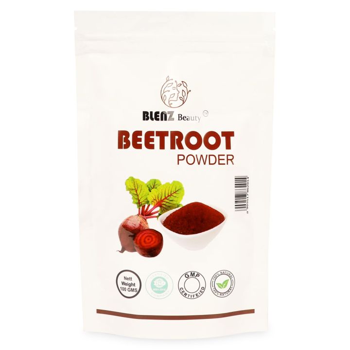 Blenz%20Beauty%20Beetroot%20Powder%20Face%20Mask%20&%20Hair%20Pack%20%20100g%20-%20Image%202