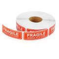 FRAGILE Warning Sticker Labels for Shipping #1 (7.5cm x 2.5cm - 25Pcs) [S 088]. 