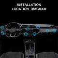 EsoGoal Magnetic Car Phone Holder Mount Mini Strip Cell Phone Stand Universal Paste Holder Multi-Functional Cellphone Dashboard Holder N50 Magnet Mount Strip Top Quality with 2 Units Metal Sheets. 