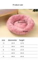 Dog Bed Round Washable Pets Bed Winter Warm Sleeping Plush Dog Kennel Cat Mats Puppy Cushion Mat Dog Cat beds for large dogs. 