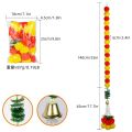 Indian Festival Mandap​​ DIY Marigold Garland​​ Pooja Diwali Fiesta Long Strands Artificial Marigold Flower Garlands Reusable Bendable​​ Pooja Marigold Flowers​​ ​​Garden Party Lighting​​. 
