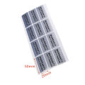 100pcs Warranty Protection Sticker (40mm*20mm) Tamper Proof Void Label Stickers. 