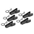 Andoer EY-J03 5pcs 6mm Wired Lapel Mic Microphone Tie Clip. 