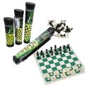 Chess Game Set Portable Outdoor Chess Game Shoulder Straps Travel Plastic Chess Set. 
