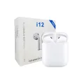 OriginaI i12 Airpods TWS Full Set With Box 5.3 Bluetooth Wireless Touch Control Android And iOS Support White Color Earbuds. 