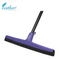 FLOOR WIPER WITH 120CM PLASTIC COATED METAL HANDLE - FEATHER. 