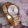 New Stainless Steel Woch Luxury Ladies Watch Quartz Analog Business Chain Casual Wrist Dial CKx Watches For Women Girls - Rosegold 180850227 PremiumTec. 