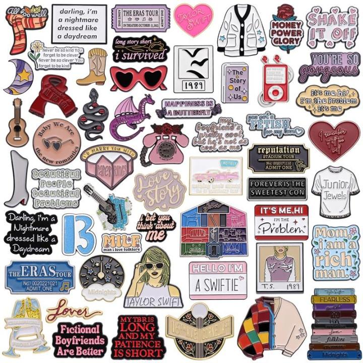 85%20Styles%20New%20Taylor%20Swift%20Music%20Album%20Lyrics%20Brooch%20Fashion%20Clothing%20Accessories%20Gift%20for%20Friends%20Alloy%20Backpack%20Badge%20-%20Image%207