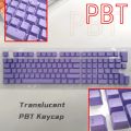 118 Keys PBT OEM Keycaps Gaming Mechanical ISO Layout 61/64/68/71/82/84 Keys Keyboard Transparent Backlit Keycaps. 