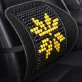 Wood Beads Car Chair Back Support Massage Cushion Mesh Relief Lumbar Brace Home Cushion Seat Chair Lumbar Back Support. 