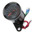Electronic Tachometer,DC 12V Universal Motorcycle LED Backlight Tachometer Electronic Tach Meter Gauge. 