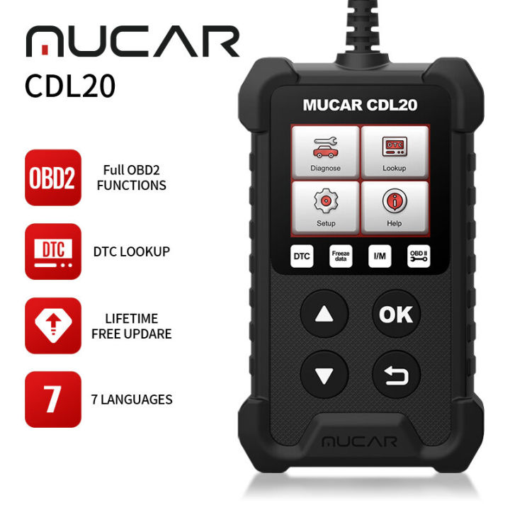 THINKCAR MUCAR CDL20 OBD2/EOBD Professional Automotive Scanner ...