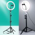Led Ring Light 10″ With Tripod Stand, Tiktok Zoom Lights 10 Inch Selfie Ring Light, LED Ring Light with Tripod Mount and Phone Holder, Desktop Circle Light for YouTube Video, TikTok, Live Stream, Makeup. 