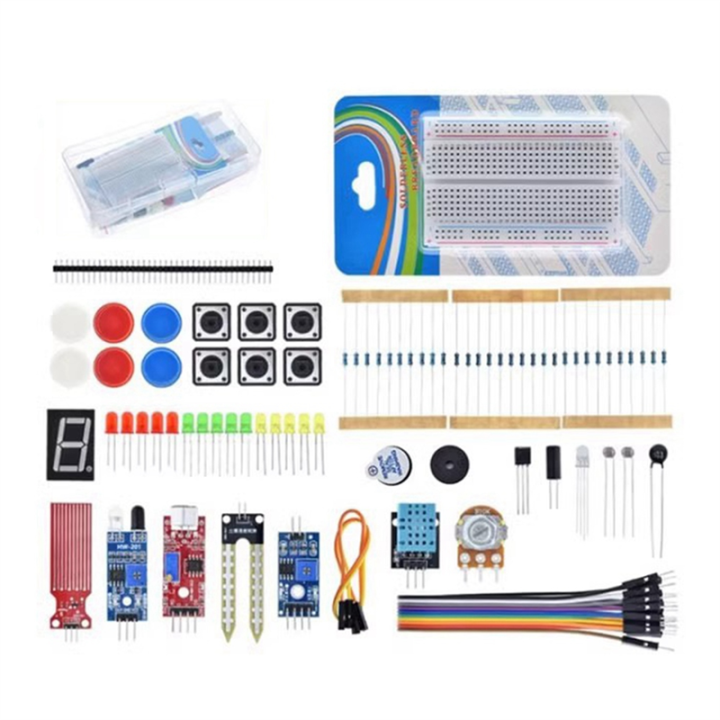For R3 Development Board 400 Hole Kit Switch Breadboard Sensor Obstacle ...