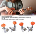 String Tuning Peg Sealed Locking Design Ukulele Tuner Pegs Sturdy Easy Installation for Practice. 