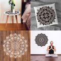 Large Wall Stencil for Painting, 12Inch Large Mandala Stencil for Painting. 