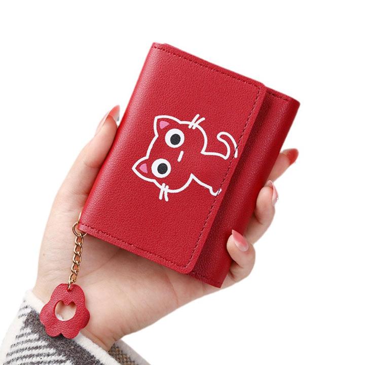 Korean%20Cute%20Cartoon%20Cat%20Women%20Wallets%20Small%20Credit%20Holder%20Wallets%20Pu%20Girls%20Portable%20S%20Wallet%20Purses%20S%20T9z6%20-%20Image%205
