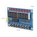 8-Bit Digital 8-LED Tube TM1638 8 Buttons Display Module For AVR Arduino. 
