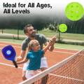 Set Rackets Carry Bag with 4 Balls Lightweight for Indoor. 