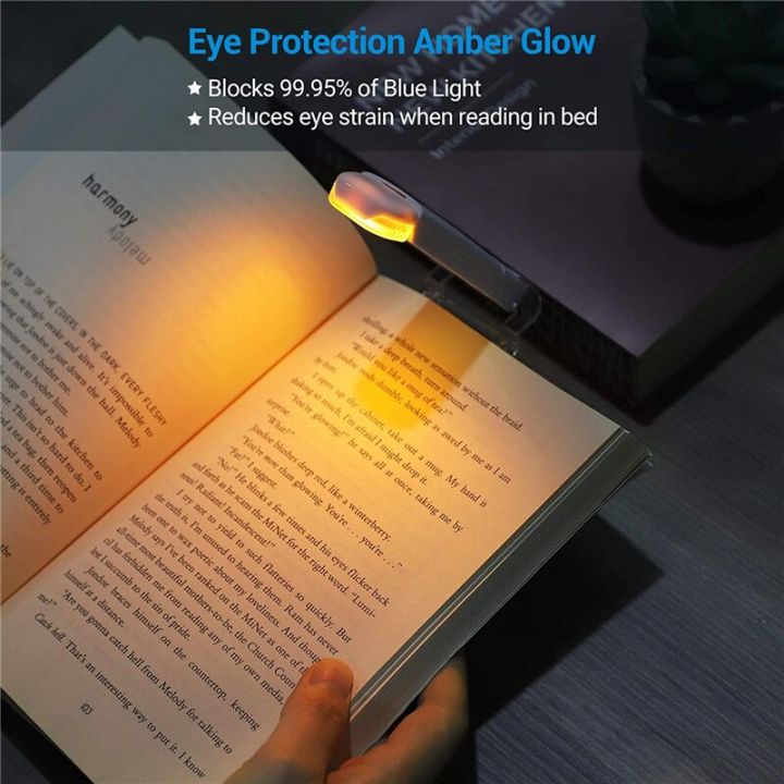 1/3Pcs%20USB%20Rechargeable%20LED%20Book%20Reading%20Light/%20Portable%20Bookmark%20Eye%20Protection%20Bedside%20Clip%20Lamp/%20White%20Adjustable%20Light%20-%20Image%206