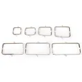 1pc Retro Alloy Metal Flower Purse Bag DIY Craft Frame Kiss Clasp Lock Silver MJK. 