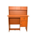Melamine Writing Table With Shelves. 