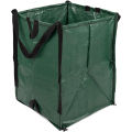 Heavy Duty Home and Yard Waste Bag Woven Polypropylene Reusable Lawn and Leaf Garden Bag with Reinforced Carry Handles Self-Standing Garbage Can-53*53*53 cm. 