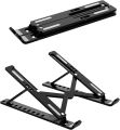 Adjustable Laptop Stand Aluminum Alloy Foldable Notebook Holder. 