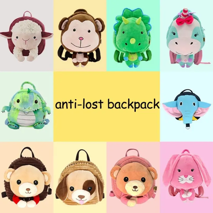 Kids%20Safety%20Harness%20Plush%20Backpack%20Leash%20Toddler%20Anti-lost%20Cartoon%20Animal%20Bag%20Baby%20Walker%20Strap%20Kindergarten%20Schoolbag%20-%20Image%208