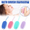 Silicone Body Scrubber Bath Sponge - 2 in 1 Exfoliating Body Brush Loofah Shower Sponge for Women Men and kids. 