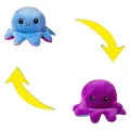 Double Sided Reversible Octopus Soft Doll Reversible Plush Mood Octopus. 