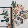 Vintage Coffee Theme Sticker DIY Scrapbooking Journal Base Mobile Diary Plan Gift Sealing Decoration. 