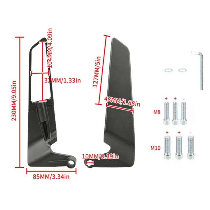 Motorcycle%20Mirrors%20Stealth%20Winglets%20Mirror%20Kits%20Mirrors%20Motorcycle%20Wing%20Mirrors%20M8%20M10%20Mirror%20Mounts%20Universal%20For%20Nmax%20155%20125%20-%20Image%208