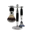 2024 Best Selling Beard Care Men's Badger Shaving Brush Kit Set Men's Grooming Tool. 