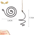 SuperRide Small Swirl Air Plant Container Adjustable Swirl Air Plant Holder Set for Home Office Garden Decor Pack of 6 Metal Hanging Tillandsia Container Rot Prevention Plant Stand. 