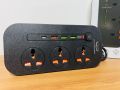 Power Extension Wire Cord With 3 Ac Sockets‎ & 3 USB Ports &1 Type C Port (T3LHT19). 