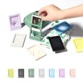 Pack of 1-3inch Mini Classic Photo Frame Desktop Photocard Holder For Polaroid Photo Frame Stand Scrapbook Table Decoration DIY Gifts. 