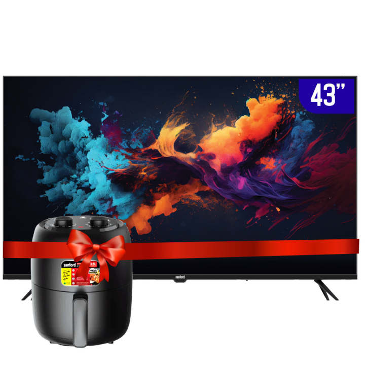 Sanford 43" FHD Smart Digital LED TV - SF9507LED (Two Year Warranty) + Sanford 3.5L Air Fryer SF-2457AF